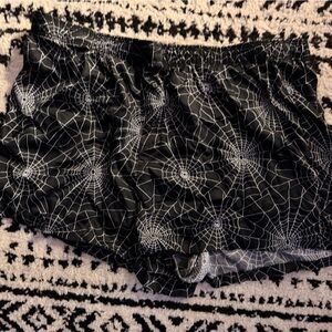 PINK Victoria's Secret Gray and White Patterned Shorts